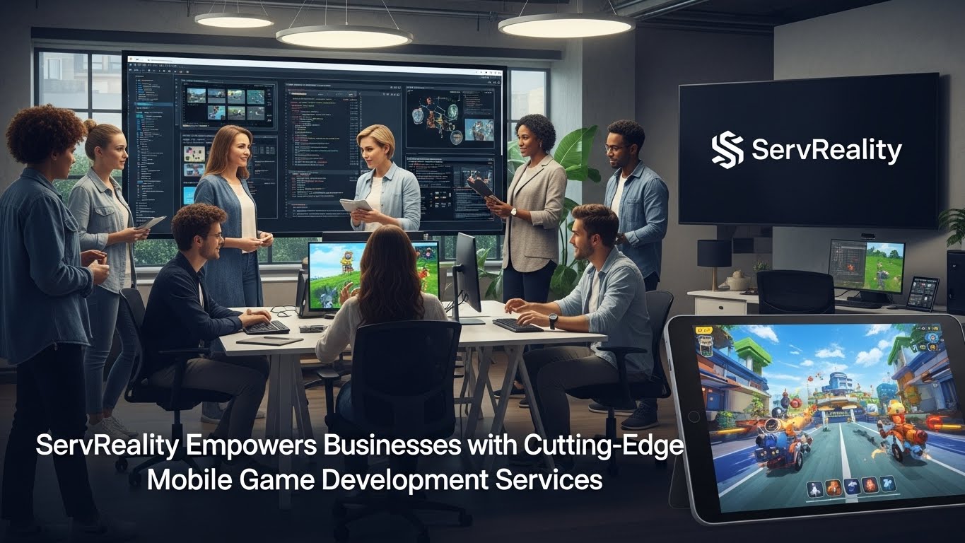 ServReality Empowers Businesses with Cutting-Edge Mobile Game Development Services